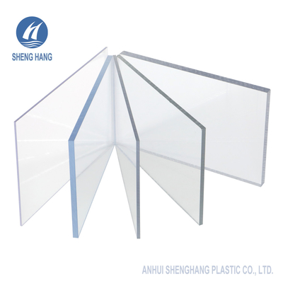 Poly Carbonate Solid Sheet Uv ป้องกันแผงโพลีคาร์บอเนต 4x8 โปร่งใส