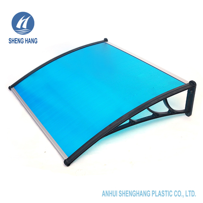 ประตูพลาสติก กันสาดพลาสติกโพลีคาร์บอเนตกันน้ำ Antiwear SGS Terrace PC Rain Shed