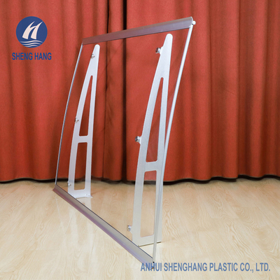 ประตูระเบียง 3mm ใสโพลีคาร์บอเนต Canopy Anti Aluminium Alloy