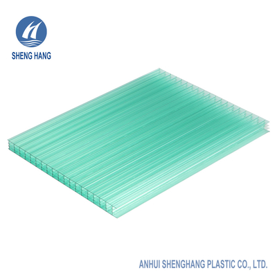 แผ่นโพลีคาร์บอเนต Multiwall ขนาด 14 มม. Four Wall 2100 * 3000mm 80um UV Protection