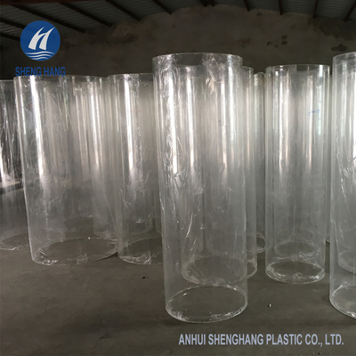 10 ซม. ถึง 180 ซม. ท่ออะครีลิคสีขาว Perspex Tubing ความหนาแน่นสูง
