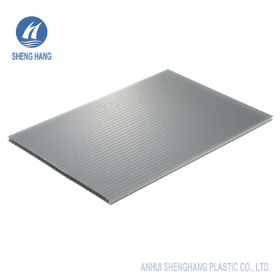 พลาสติก PC Twin Wall แผ่นโพลีคาร์บอเนตกลวง สีเขียว