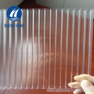 12mm Twin Wall แผ่นโพลีคาร์บอเนต Anti Fire Crack Proof