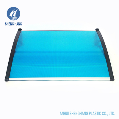 ประตูพลาสติก กันสาดพลาสติกโพลีคาร์บอเนตกันน้ำ Antiwear SGS Terrace PC Rain Shed