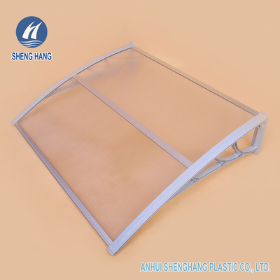 กันสาดโพลีคาร์บอเนต PC Canopy Overhead Door Window Awning