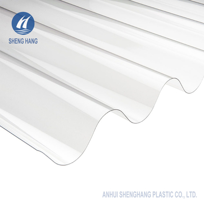 2.95×10ft Covestro Clear Corrugated Polycarbonate Sheet 50 Micron UV Resistant