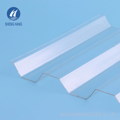 แผ่นโพลีคาร์บอเนตลูกฟูกโปร่งใส SGS 3 * 16ft