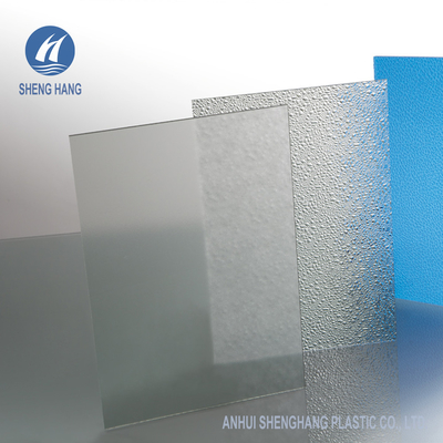 CNAS Matte Finish แผ่นพลาสติกโพลีคาร์บอเนต Frosted ทนทาน 4 * 8ft