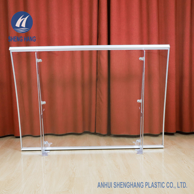55'' X 35&quot; กันสาดโพลีคาร์บอเนตโค้ง Alu Bracket กันสาดประตูหน้าต่าง
