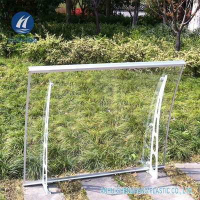 DIY โครงโลหะโพลีคาร์บอเนต Canopy ทนต่อสภาพอากาศกว้าง 1.4 ม. สำหรับ Window