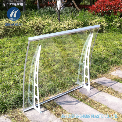 DIY โครงโลหะโพลีคาร์บอเนต Canopy ทนต่อสภาพอากาศกว้าง 1.4 ม. สำหรับ Window