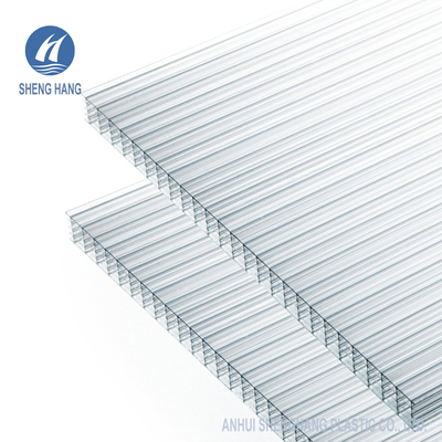 Windows Fireproof Five Wall แผงโพลีคาร์บอเนต 12mm 2100 * 6000mm
