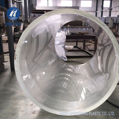 WT10mm ODM หลอดอะคริลิคใสขนาดใหญ่เส้นผ่านศูนย์กลาง Eco Friengly Plexiglass Cylinder