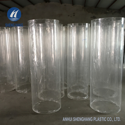 20mm ISO9001 Round Cast Acrylic Cylinders กันกระแทกสำหรับ Tank Aquarium