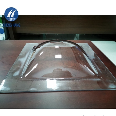 ASTM D792 ผลิตภัณฑ์โพลีคาร์บอเนต 4mm Plastic Dome Skylight Covers Replacement